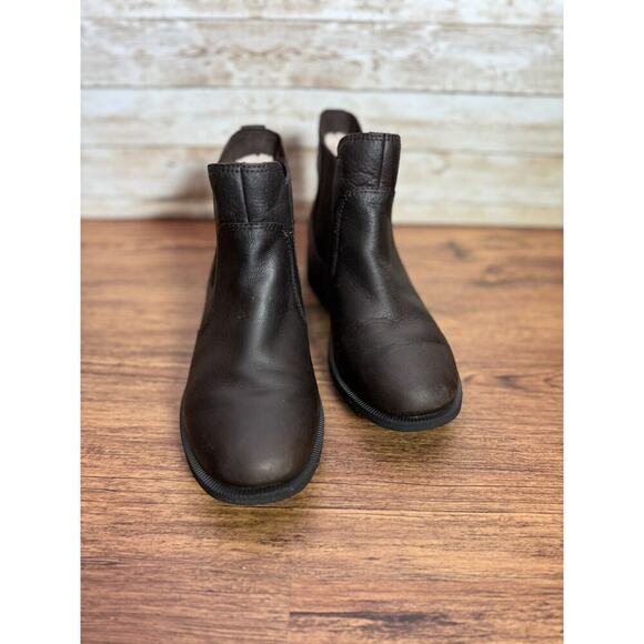 UGG Shoes - UGG BONHAM III WATERPROOF LEATHER/ WOOL LINED ANKLE BOOTS, US 7/ EUR 38 BROWN